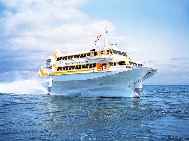 往復高速船利用